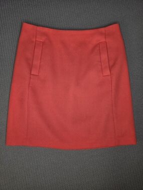 Banana Republic Orange  Mini Skirt With Pockets
